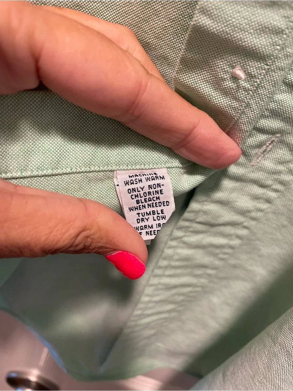 Men’s Polo Ralph Lauren Lt mint green Oxford button down
